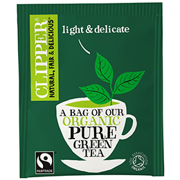 Clipper Enveloped - 250's - F/T Organic Pure Green Tea - 1x250