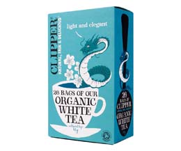 Clipper Teabags - Organic White Tea - 6x26