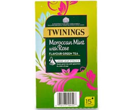Twinings Enveloped - 216 Pyramid - Moroccan Mint & Rose - 4x15