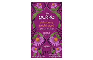 Pukka Tea Enveloped - Elderberry & Echinacea - 4x20