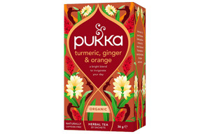 Pukka Tea Enveloped - Turmeric Ginger & Orange - 4x20